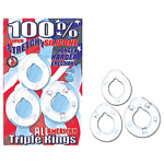 All American Triple Rings