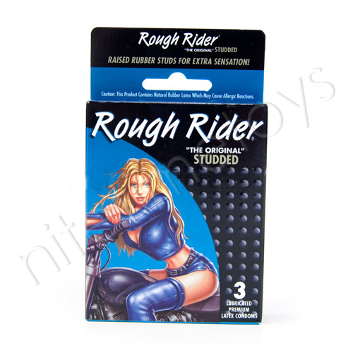 Rough Rider Studded Condom - Click Image to Close
