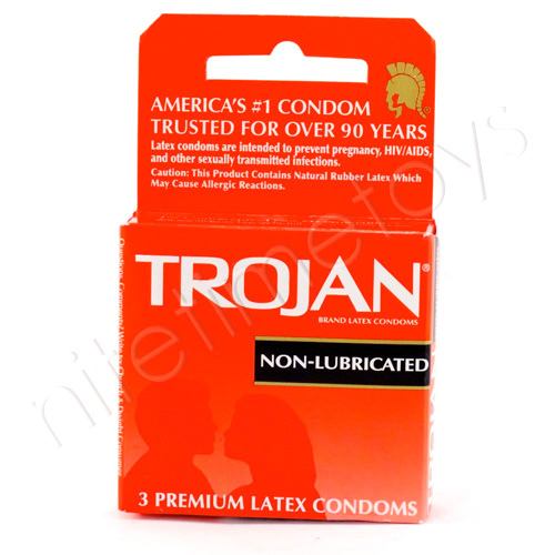 Trojan Non Lubricated Condom - Click Image to Close