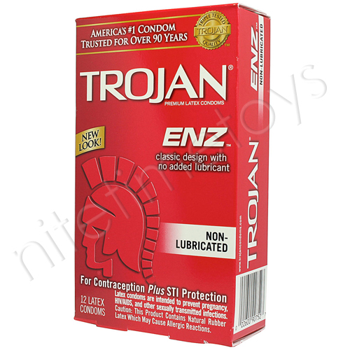 Trojan ENZ Non-Lubricated Condom - Click Image to Close