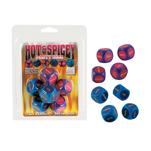 Hot & Spicey Party Dice - Click Image to Close