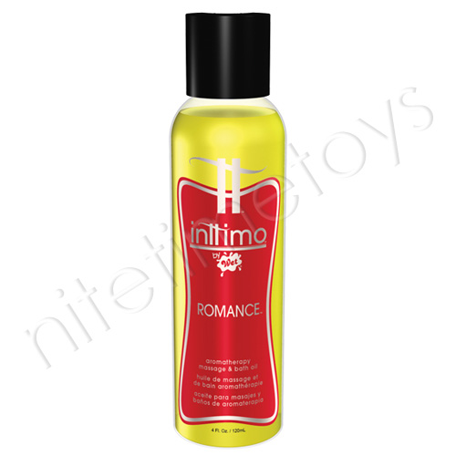 Wet Inttimo Romance Aromatherapy Massage and Bath Oil - Click Image to Close