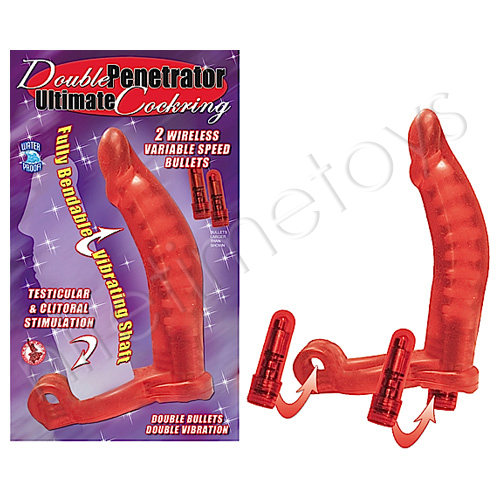 Double Penetrator Ultimate Cockring - Click Image to Close