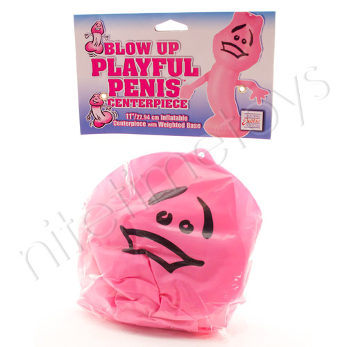 Blow Up Playful Penis Centerpiece - Click Image to Close