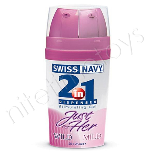 Swiss Navy 2 in 1 Just for Her Arousal Gel - Click Image to Close