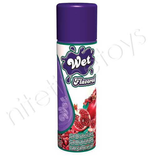 Wet Pomegranate Water Based Gel Lubricant - Click Image to Close