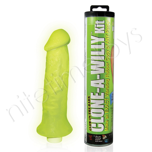 Clone-A-Willy Glow-In-The-Dark Kit - Click Image to Close