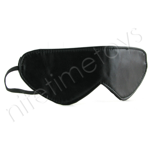 Shades of Grey Leather Love Mask - Click Image to Close