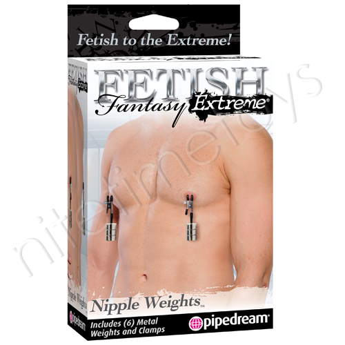 Fetish Fantasy Extreme Nipple Weights - Click Image to Close