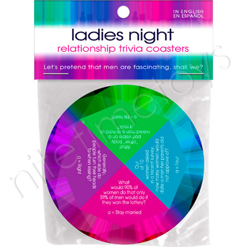 Ladies Night Trivia Coasters - Click Image to Close