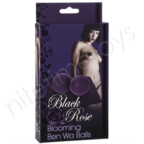 Black Rose Ben Wa Balls - Click Image to Close
