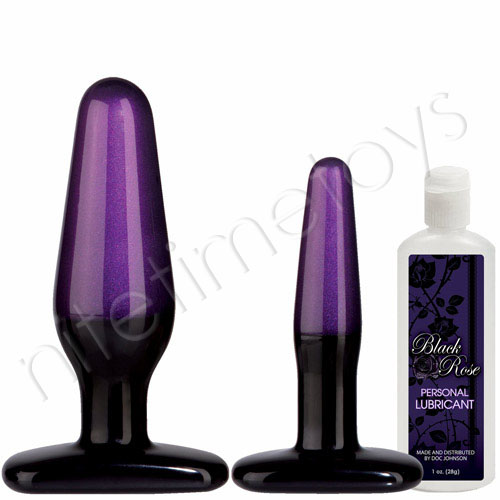 Black Rose Stems of Seduction Anal Trainer Kit - Click Image to Close