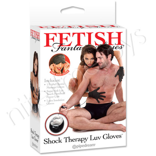 Fetish Fantasy Shock Therapy Luv Gloves - Click Image to Close