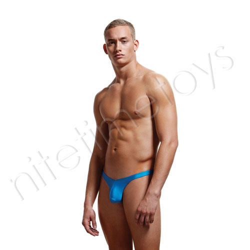 Envy Blue Low Rise Thong - Click Image to Close