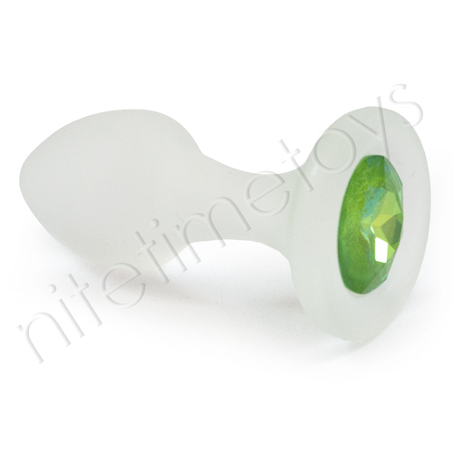 Crystal Delights Ultra Lime Butt Plug - Click Image to Close