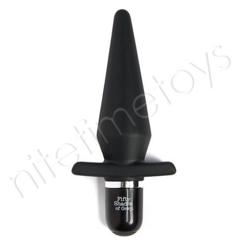 Official Fifty Shades of Grey Delicious Fullness Vibrating Plug - Click Image to Close