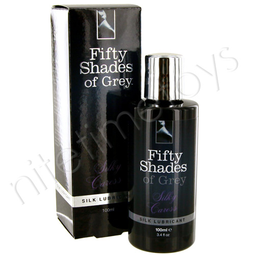 Official Fifty Shades of Grey Silky Caress Silk Lubricant - Click Image to Close