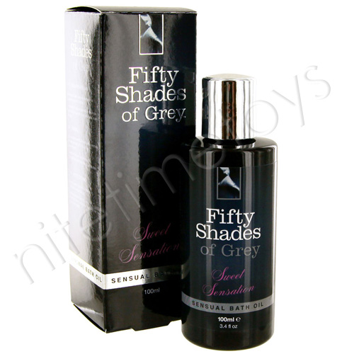 Official Fifty Shades of Grey Sweet Sensation Sensual Bath Oil - Click Image to Close