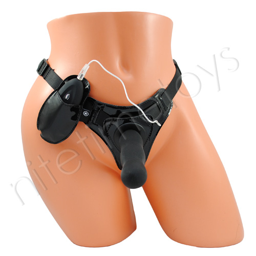 Ouch! Vibrating Delight Strap-On - Click Image to Close